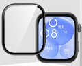 適用華為fit3保護(hù)殼watchfit3保護(hù)套智能運(yùn)動手表殼膜一體全包高清FIT三代男女生配件全包電鍍軟殼 【tpu電鍍殼膜一體】透明 適用:華為fit3手表 曬單實(shí)拍圖