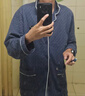 芬騰可安新款純棉睡衣男士春秋款翻領(lǐng)新款簡約風長袖長褲家居服兩件套秋季 曬單實拍圖