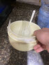 新款陶瓷泡面碗ins風(fēng)耐高溫雙耳泡面碗食品級餐具學(xué)生一人食飯碗 面碗+碗蓋+勺子+筷子（四件套） 曬單實(shí)拍圖