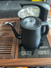 茶皇子（CHAHUANGZI）全自動上水電熱燒水壺泡茶專用茶臺一體嵌入式家用新款茶具全智能電茶爐 104 0.8L 黑色磨砂款 37*20cm 曬單實(shí)拍圖