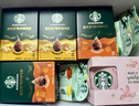 星巴克（Starbucks）節日限定咖啡禮盒 咖啡液焦糖*2+香草*2+嘗鮮裝6顆+馬克杯 共30杯 曬單實(shí)拍圖