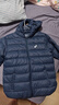 asics亞瑟士童裝25年冬季兒童柔軟舒適三防輕薄保暖羽絨服【高充絨量】 藏青色 清潔度1000-鴨絨 175 充絨量117.3g 曬單實(shí)拍圖
