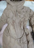 波司登（BOSIDENG）輕薄鵝絨羽絨服女中長(cháng)90絨收腰顯瘦商務(wù)通勤保暖連帽外套 淡栗摩卡7583 XL 175/96A 曬單實(shí)拍圖