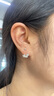 芯奢999足銀花朵耳釘女士小眾氣質(zhì)耳環(huán)輕奢高級感2025新款耳飾養耳洞 999銀后掛式花朵耳釘（兩只價(jià)） 曬單實(shí)拍圖