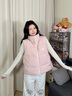加拿大鵝（Canada Goose）【新品】Grandview女士同色調徽標短款羽絨馬甲大鵝羽絨服 2267WT 9392 復古薔薇 S 曬單實(shí)拍圖