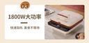 利仁（Liven）0氟鈦瓷超耐磨電餅鐺上下盤(pán)可拆36mm加深家庭用1800W雙面加熱電餅檔三明治早餐機煎餅鍋LR-D3529 曬單實(shí)拍圖