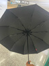 京東京造小黑傘 三折晴雨傘便攜晴雨兩用加固防曬防紫外線遮陽傘23寸105cm 曬單實拍圖