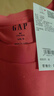 GAP男女裝2025春季新款純棉印花logo圓領(lǐng)短袖T恤藝術(shù)感上衣725626 西瓜紅 M (170/92A)亞洲尺碼 曬單實(shí)拍圖