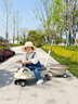 ANGI BABY兒童扭扭車1-3-6歲防側(cè)翻扭扭車可坐大人溜溜車搖搖車寶寶扭扭車 卡其色【藍(lán)牙+音樂+拖斗+推桿】 六一兒童節(jié)禮物扭扭車兒童車 曬單實(shí)拍圖