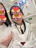 羅蒙馬面裙女童中秋新款兒童漢服套裝國風(fēng)半身裙古裝演出服 紅色150 曬單實(shí)拍圖