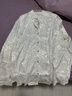 羅蒙絲綢襯衫男秋季男士長袖襯衣中國風(fēng)男裝唐.裝男款中式綢緞外套 乳白色 2XL 145-160斤 曬單實拍圖
