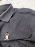 佐丹奴短袖POLO男貓頭鷹刺繡針織彈力珠地布短袖POLO13013201 66海軍藍(lán) M 曬單實(shí)拍圖
