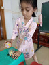 A 21 FUNB女童睡袍純棉春秋夏長(cháng)袖兒童浴袍女孩卡通星黛露睡衣酒店游泳 8801星黛露沒(méi)扣子 170 18碼(138-145cm身高) 曬單實(shí)拍圖