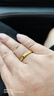 周生生黃金戒指 足金Amore女款開口戒女生生日禮物78036R 計(jì)價(jià)3.75克 曬單實(shí)拍圖