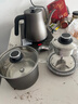 友家鋪子（Biooner）全自動上水電熱水壺燒水壺電茶壺煮泡茶家用辦公茶臺一體茶桌嵌入式茶具套裝 1L 鈦灰色【雙加水】三合一1L 曬單實拍圖