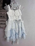 唐努烏現(xiàn)貨【天鵝絨】lolita套裝春款小清新禮服哥特風公主裙洛麗塔 【天鵝絨】裙子+拖尾+飛機盒 M 【90-115斤】 曬單實拍圖