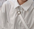 森馬（Semir）短袖襯衫男復古條紋襯衣2025夏季外套肌理感109325104203 曬單實拍圖