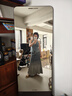 edition牛仔背心女夏新款復古港風(fēng)掛脖式V領(lǐng)露背馬甲 牛仔藍色 M/165 曬單實(shí)拍圖