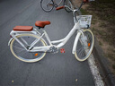 飛鴿（FLYING PIGEON）自行車(chē)成人通勤車(chē)自行車(chē)學(xué)生單車(chē)成人自行車(chē)通勤自行車(chē)女士自行車(chē) 標配奶油米|單速|(zhì)輻條輪+禮包 26寸適合160-185cm 曬單實(shí)拍圖