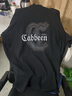 卡賓（CABBEEN）【燙鉆印花】涼感高級短袖T恤男裝2025夏季新款圓領(lǐng)上衣男 煤黑色01（舒適版型） L /175/50 曬單實(shí)拍圖