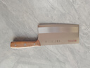 王麻子菜刀廚師專(zhuān)用廚片刀3號 切片切肉鍛打刀具廚房鋒利家用切菜刀 曬單實(shí)拍圖