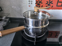 三四鋼雪平鍋316L不銹鋼奶鍋輔食小鍋嬰兒煮面湯20cm食品級(jí)一體成型加厚 曬單實(shí)拍圖