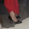 茯見(jiàn)紅底高跟鞋女細跟2025年夏季新款漆皮黑色尖頭職業(yè)軟皮性感單鞋女 黑色紅底39碼 7cm 偏小一碼 曬單實(shí)拍圖