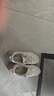 特步女子跑步鞋運動(dòng)鞋秋季新款革面防潑水輕便減震休閑女跑鞋粉色 曬單實(shí)拍圖