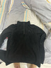 迪卡儂男式山地徒步搖粒絨保暖夾克MH100 黑色 4094319 M 曬單實(shí)拍圖