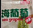云山半鹽漬海葡萄100g*3即食兒童涼拌菜魚子醬火鍋商家用贈6種蘸料海藻 曬單實(shí)拍圖