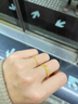 黃金女王皇冠戒指金包銀999女素圈開(kāi)口女生指環(huán)送女友閨蜜生日520 皇冠戒指 曬單實(shí)拍圖