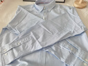 U.S. POLO ASSN.襯衫男春秋長(cháng)袖白色休閑工裝外套高端免燙抗皺寬松藍色男士襯衣 曬單實(shí)拍圖