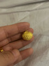 周生生黃金吊墜 足金長(cháng)命鎖寶寶周歲禮物 不含項鏈09300P 計價(jià) 3.4克 曬單實(shí)拍圖