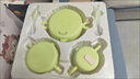babycare兒童餐具輔食碗注水保溫碗不銹鋼叉勺寶寶吃飯喝水?huà)雰褐軞q禮盒綠 曬單實(shí)拍圖