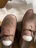 鮟鱇老北京布鞋女春秋中老年單鞋軟底牛筋底媽媽鞋78806 豆沙色 38  曬單實(shí)拍圖