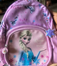 迪士尼（disney）兒童書包幼兒園3-6歲小班大班超輕可愛女孩小背包愛莎公主粉色 曬單實拍圖
