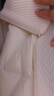 Laurèl【超細(xì)旦絲】秋冬新款可機(jī)洗針織羽絨外套女LWD353L02000 珠光白 S 曬單實(shí)拍圖