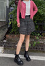 森達時裝靴女2025冬新皮帶扣厚底粗跟潮流短靴ZTI04DD5 黑色 38 曬單實拍圖