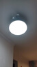美的（Midea）風(fēng)扇燈餐廳吊扇燈led臥室燈隱形扇葉遙控三防燈具熟睡風(fēng)包安裝 曬單實(shí)拍圖
