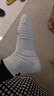 安德瑪（Under Armour）襪子【3雙】籃羽毛球運動(dòng)襪男女跑步中筒防臭加厚毛巾短棉襪 曬單實(shí)拍圖