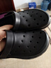 斯凱奇（Skechers）洞洞鞋女款夏季透氣防滑拖鞋涼鞋沙灘休閑鞋111514 全黑色/BBK 39 曬單實(shí)拍圖