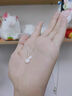 DAISY DREAMS999足銀三生有幸項鏈女氣質(zhì)銀杏葉吊墜鎖骨鏈七夕送女友老婆禮物 【玫瑰金】999銀三生有杏項鏈 曬單實(shí)拍圖