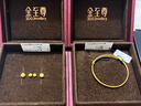 金至尊（3DG Jewellery）黃金手鐲光面推拉式999足金鐲子寶寶兒童周歲滿(mǎn)月生日禮物計價(jià) 金重5.60克（配珠寶禮盒） 曬單實(shí)拍圖