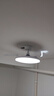 美的（Midea）風(fēng)扇燈餐廳吊扇燈led臥室燈隱形扇葉遙控三防燈具熟睡風(fēng)包安裝 曬單實(shí)拍圖