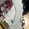 斯凱奇（Skechers）女鞋小白熊女士休閑鞋子厚底增高百搭運(yùn)動軟底老爹鞋女99999863 白色/海軍藍(lán)色/WNV1 36.5 曬單實(shí)拍圖