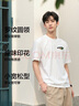 森馬（Semir）短袖T恤男吸濕速干透氣情侶上衣2025潮流印花夏裝109325100228 曬單實(shí)拍圖