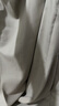 迪賽尼斯（DESIGNICE）秋季新款簡(jiǎn)約復古高腰a字長(cháng)裙純色顯瘦遮胯半身裙 豆沙綠 M 曬單實(shí)拍圖