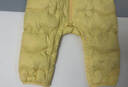 巴拉巴拉童裝嬰兒連體羽絨服輕薄羽絨服寶寶衣服2025冬裝抱衣爬服男童女童 黃色雪人-白鴨絨 90 cm-充絨量47g 曬單實(shí)拍圖
