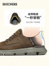 斯凱奇（Skechers）閃穿鞋男鞋秋季薄款休閑商務鞋軟底一腳蹬德比鞋舒適上班鞋205046 曬單實拍圖