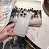 圖璐璐【自帶鏡頭膜】適用蘋(píng)果16/15Promax手機殼iPhone14pro全包防摔13PM男超薄磨砂plus新款散熱保護套 【鈦原色】超薄-散熱-防指紋 蘋(píng)果16Promax【自帶鏡頭膜】 曬單實(shí)拍圖